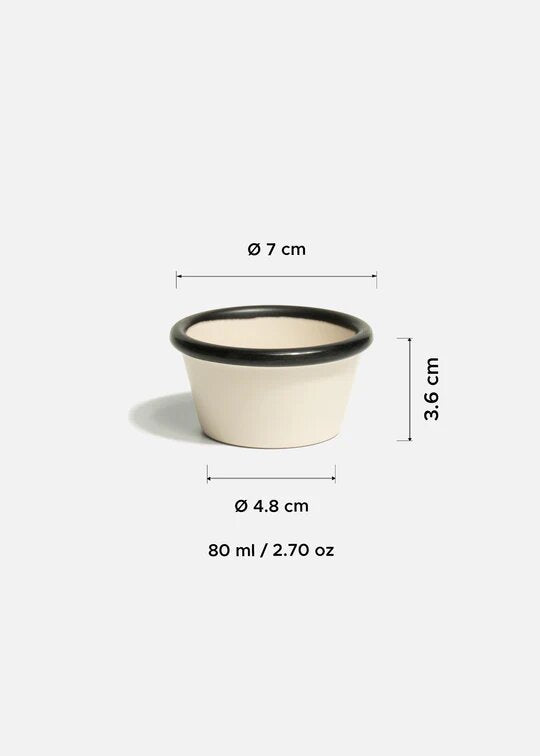 Plato Ramekin terra sand TAV