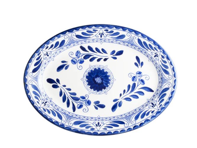 Platón Oval Anfora de 27 cm Talavera