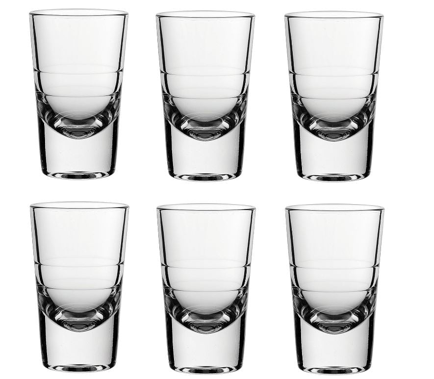 Juego de 6 Tequileros Caballitos Shot  anillo Vit