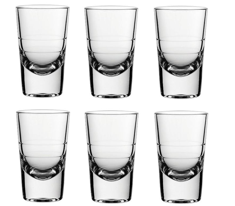 Juego de 6 Tequileros Caballitos Shot  anillo Vit