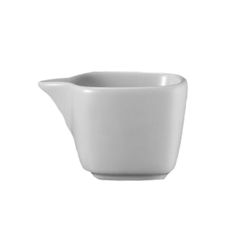 Loza Quadra Cremera de Porcelana Polar Blanco Anf