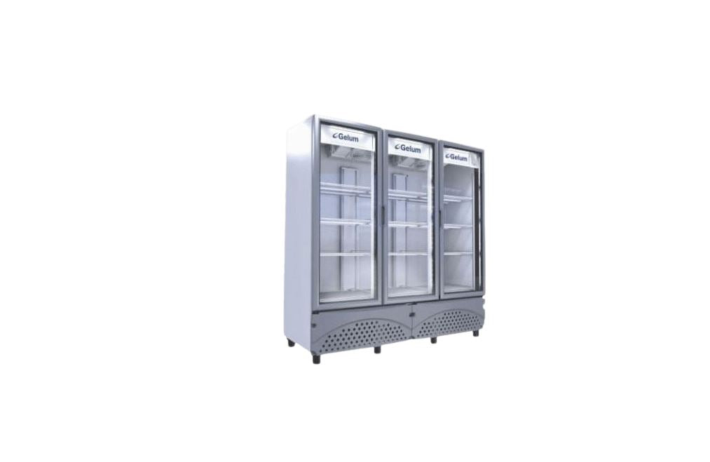 Enfriador vertical 3 puertas de cristal GELUM ENFR G3T-72-3-G