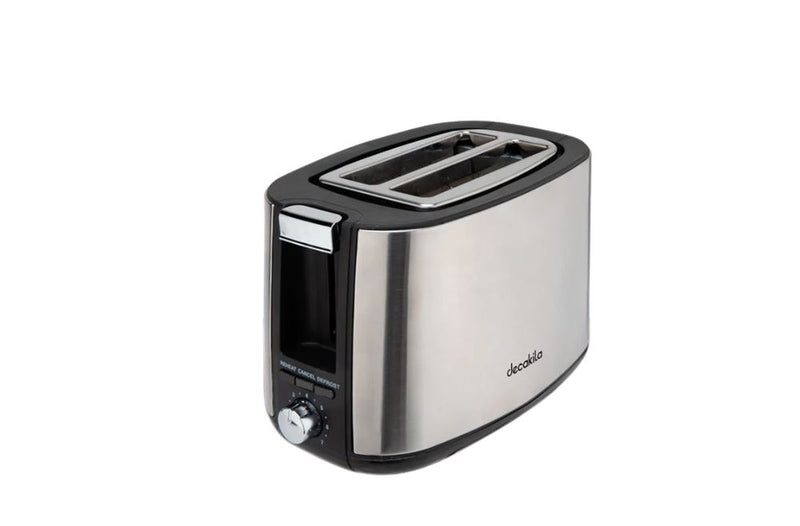 Tostador de 2 Rebanadas 750 w En acero inox