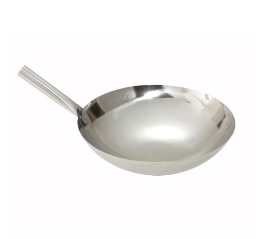 Wok de Acero Inoxidable 14"