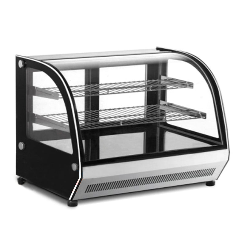 Vitrina Exhibidora Refrigerada de Cristal Curvo 900 X 530 X 730 mm SE-GN-900CT Mgs