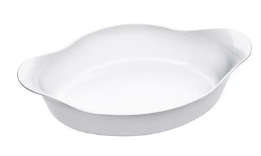 Fuente Oval Opaline Marinex Vidrio Templado  34x22x7 cm BH