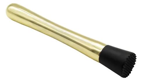 Macerador Muddler Mortero Dorado Coctelería Bartender Mojito CCS