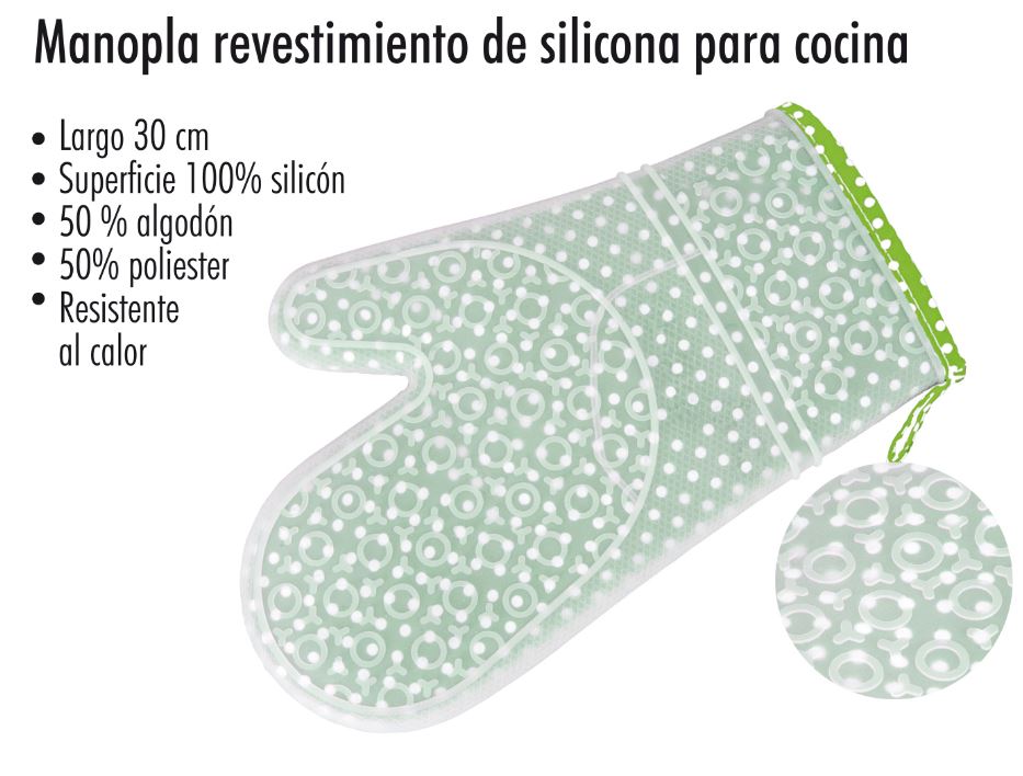 Manopla revestimiento de silicona para cocina LYT