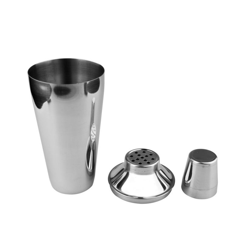 Cocktelera Shaker Bar de Acero Inox 16 oz 3 pzas TRV