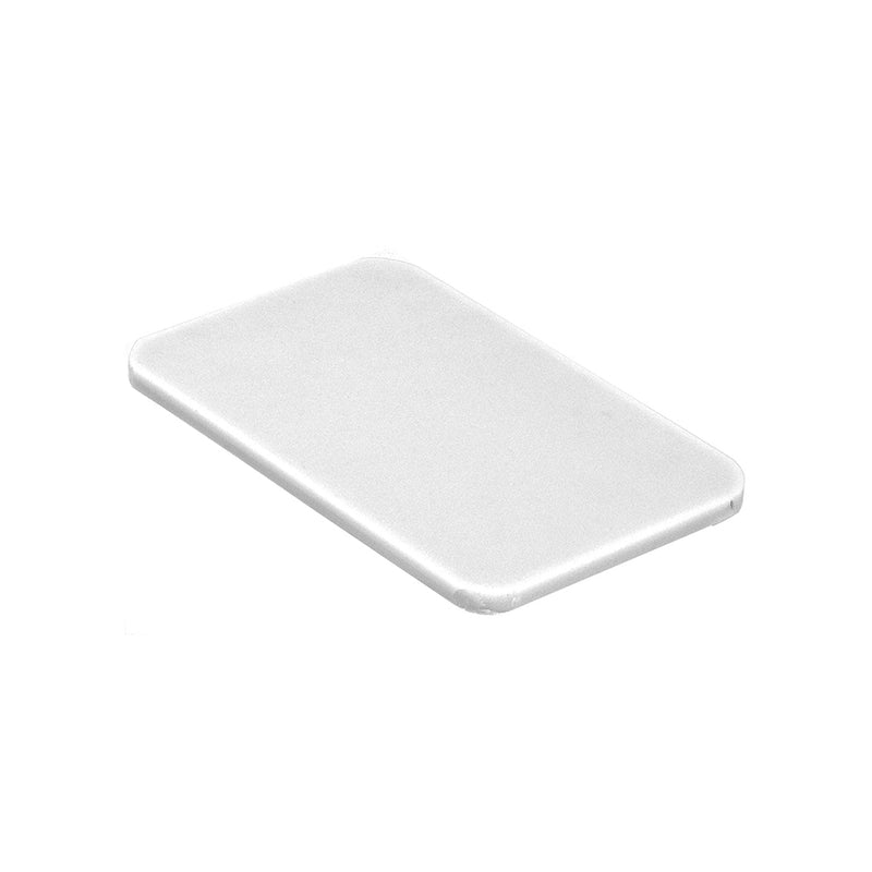 Tabla Placa de Corte 28x18.5x1cm 11x7x7/16" Mediana Hd Blanca Tcp