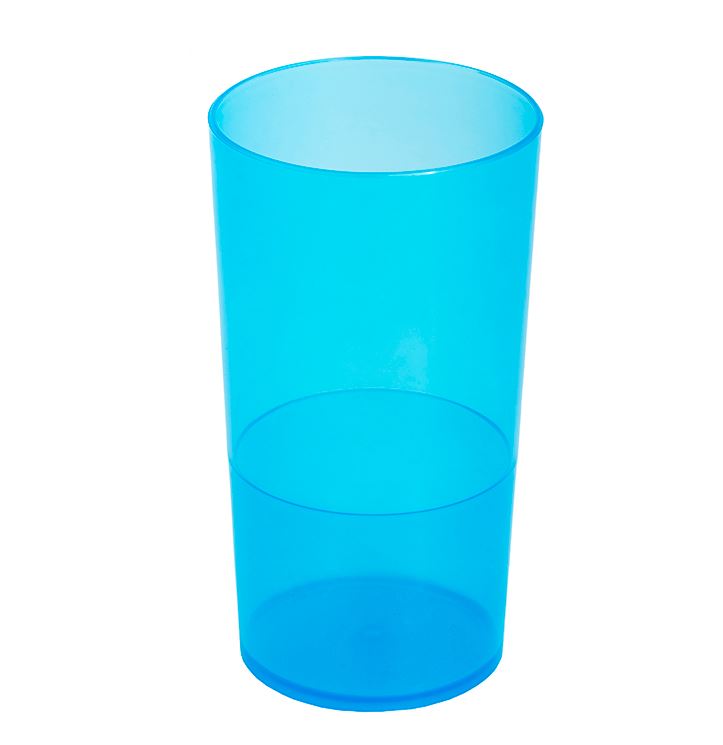 Vaso Jaibolero Traslucido de 13 Oz Colores Combinados Caja C/108 PiezasTcp