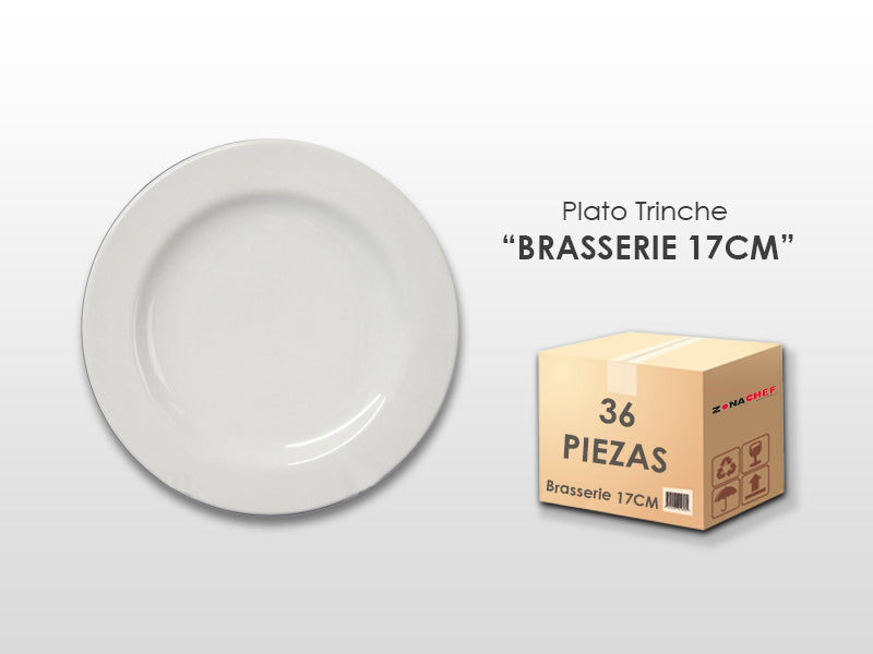 Plato Trinche BRASSERIE 17cm ANF caja 36 piezas