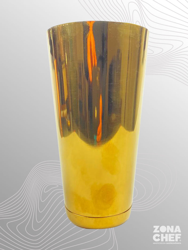 Vaso Boston p/Shaker 28 oz Dorado  inox  CCS