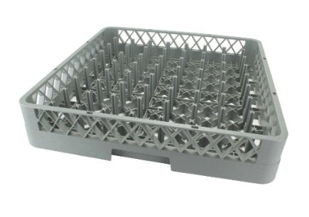 Rack gris para platos 64 piezas 50X50X10CM TRV