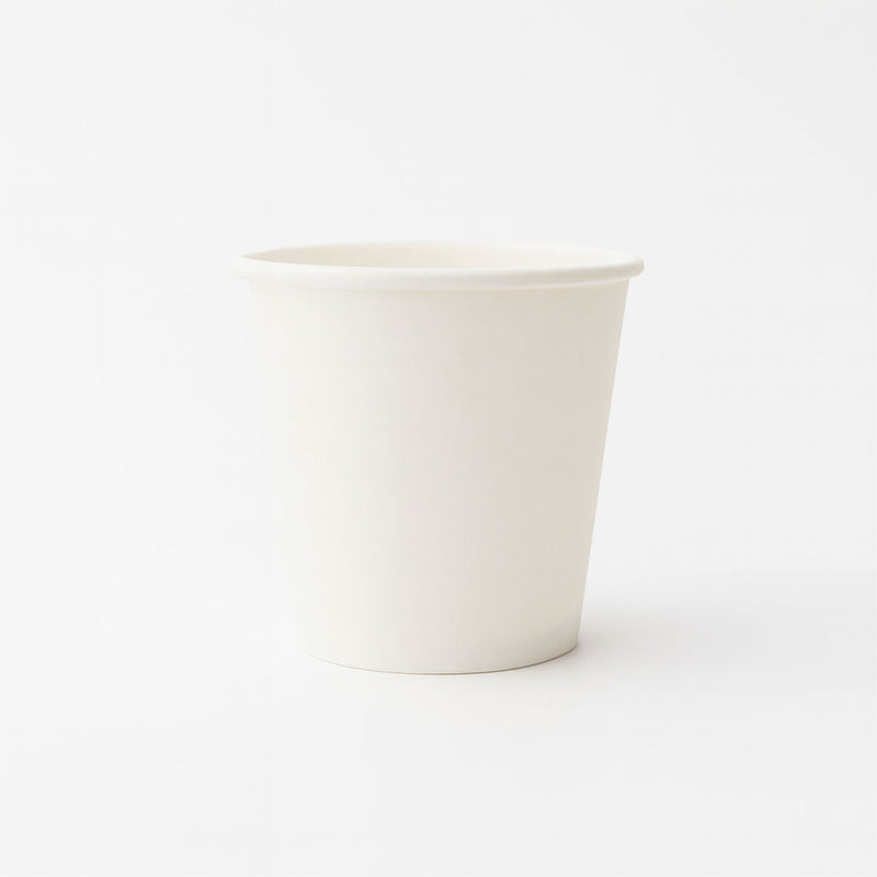 Vaso Biodegradable blanco para bebidas calientes 5 oz c/ 1,000 pzas