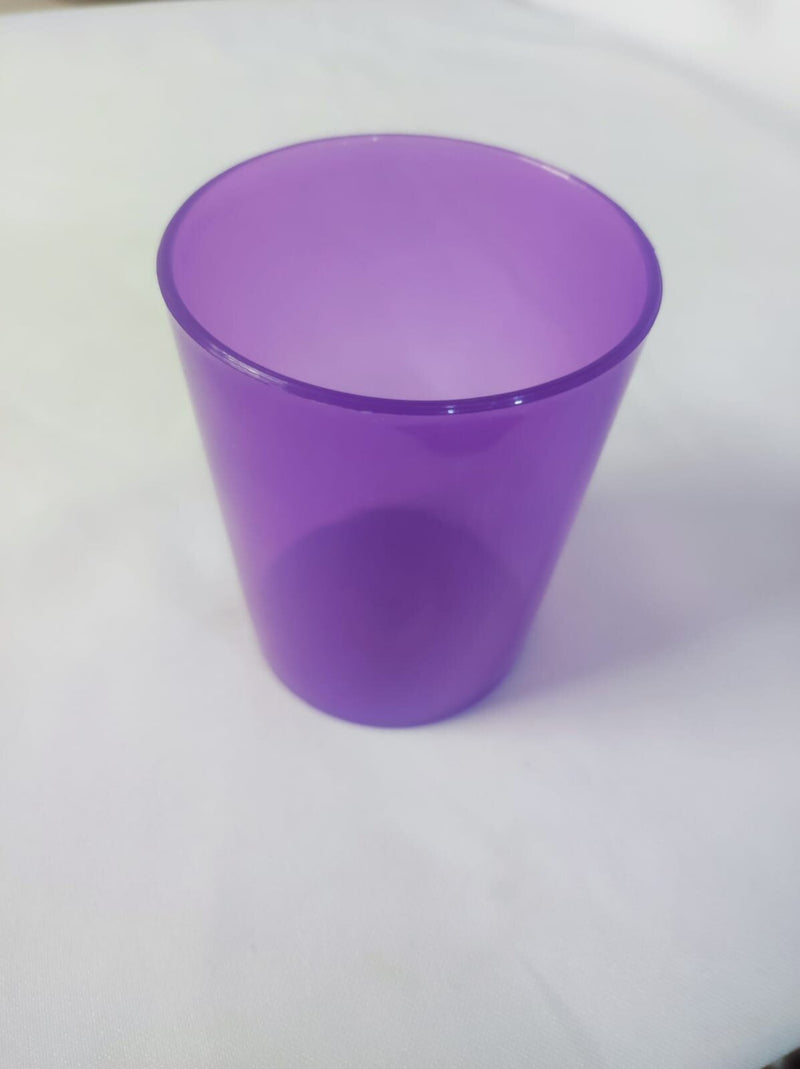 Vaso Kinder de 8 Oz/240 ml Polipropileno Morado Traslucido