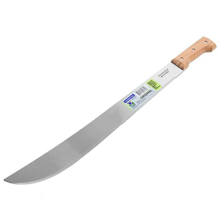 *Machete pulido Tramontina 20 pulgadas Mango de Madera 26621/020*