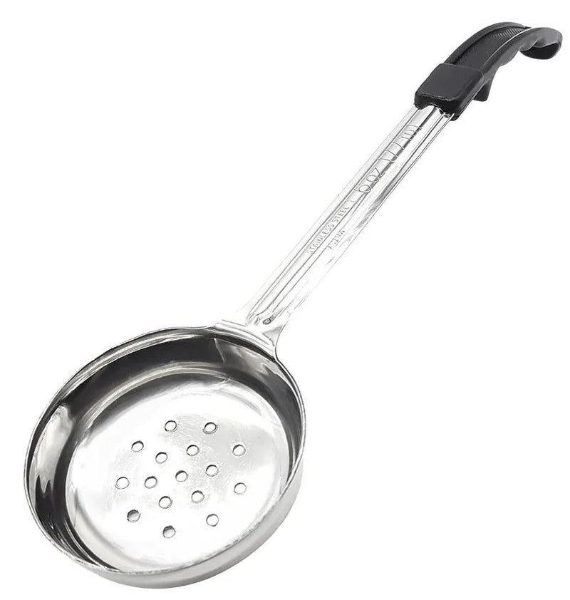 Cuchara para Servir Porciones 6oz Negro  Perforado
