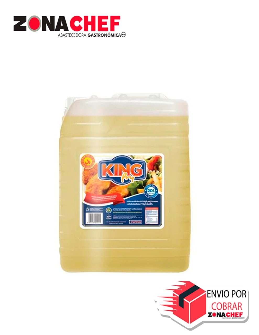 Aceite Bidon King Fry de 20 lts Freido Profundo Pyo