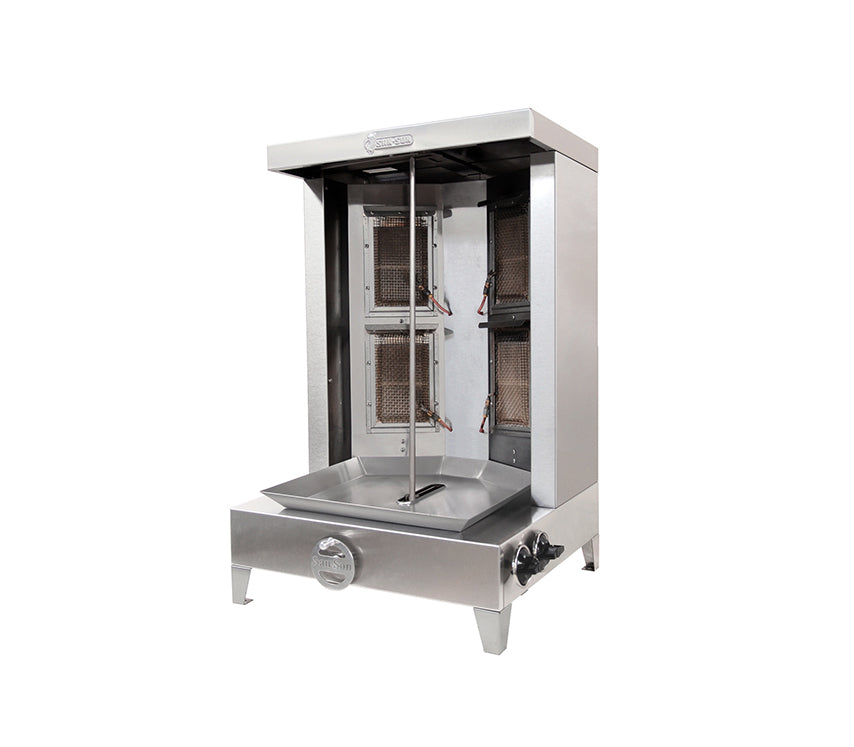 Trompo doneraky SAN-SON Asador Infrarrojo 4 Quemadores