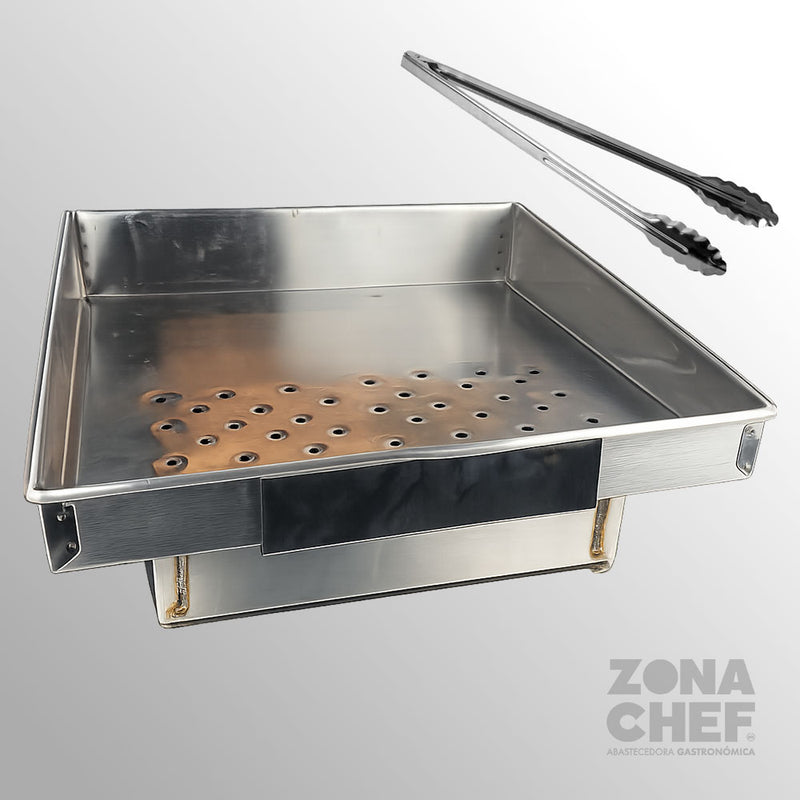 Charola de Vapor con base 50x50 cm GTR