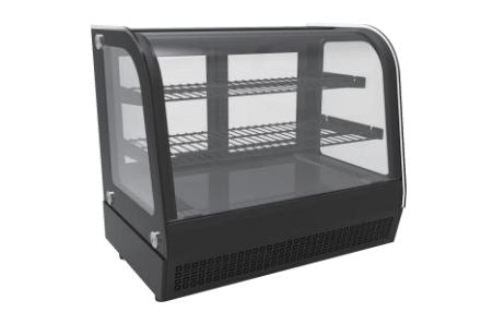 Vitrina Refrigerada sobremostrador con vidrio curvo 46x41x112 cm GD-VV-4C-112