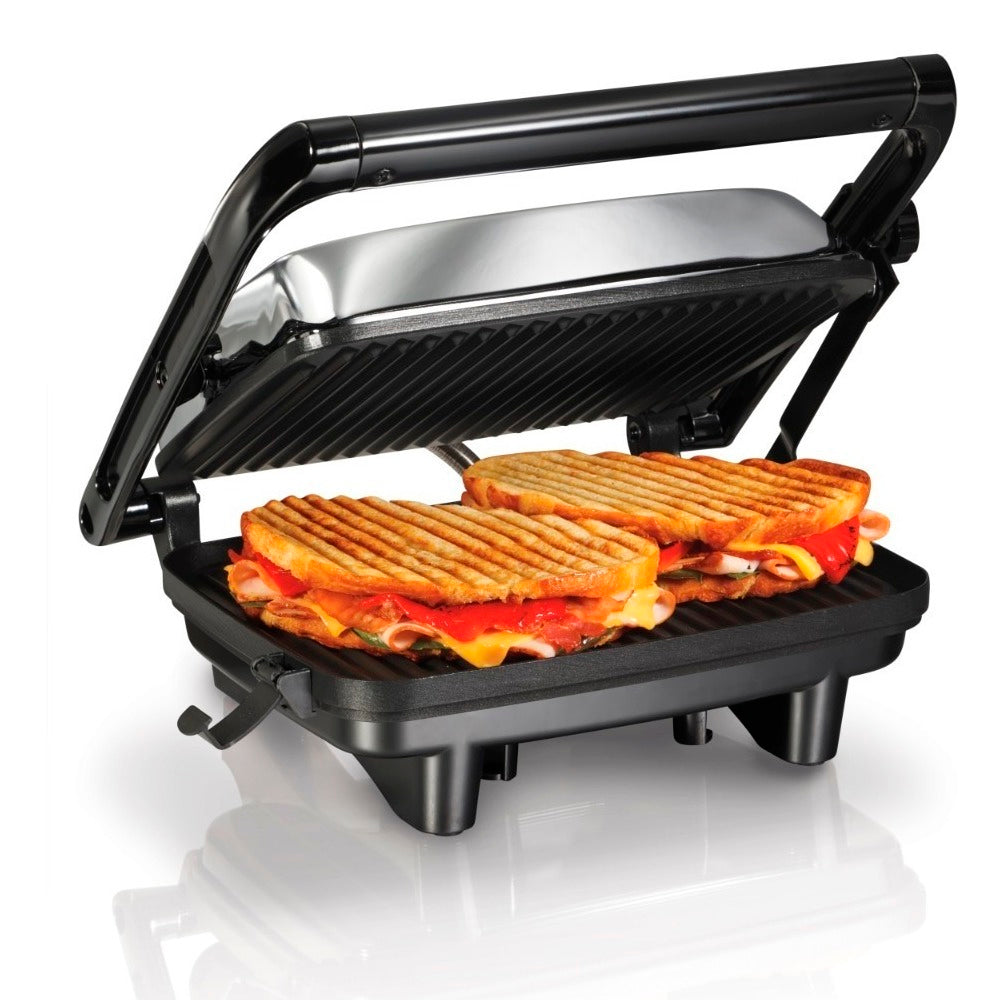 Parrilla Electrica para Panini Domestica Hamilton Beach 25460Z Gourmet SES