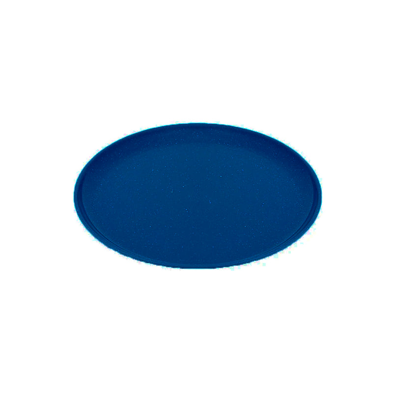 Linea Plastipeltre Plato Tres Tostadas de 24.5cm Caja c/105 pzas Azul Marino