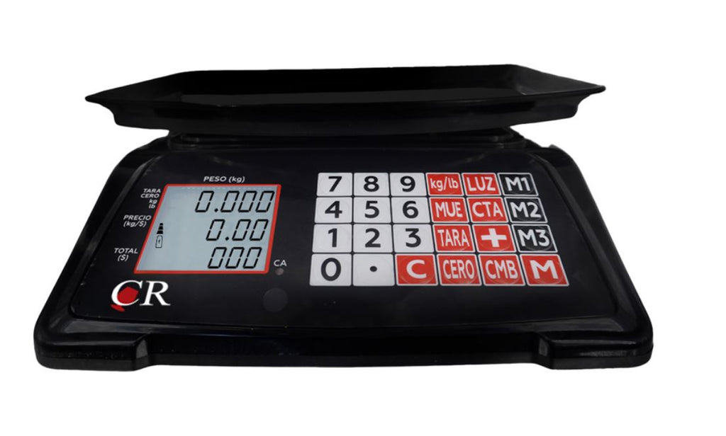 Bascula comercial 20 kg.a 2g Plastico ABS NOVAL