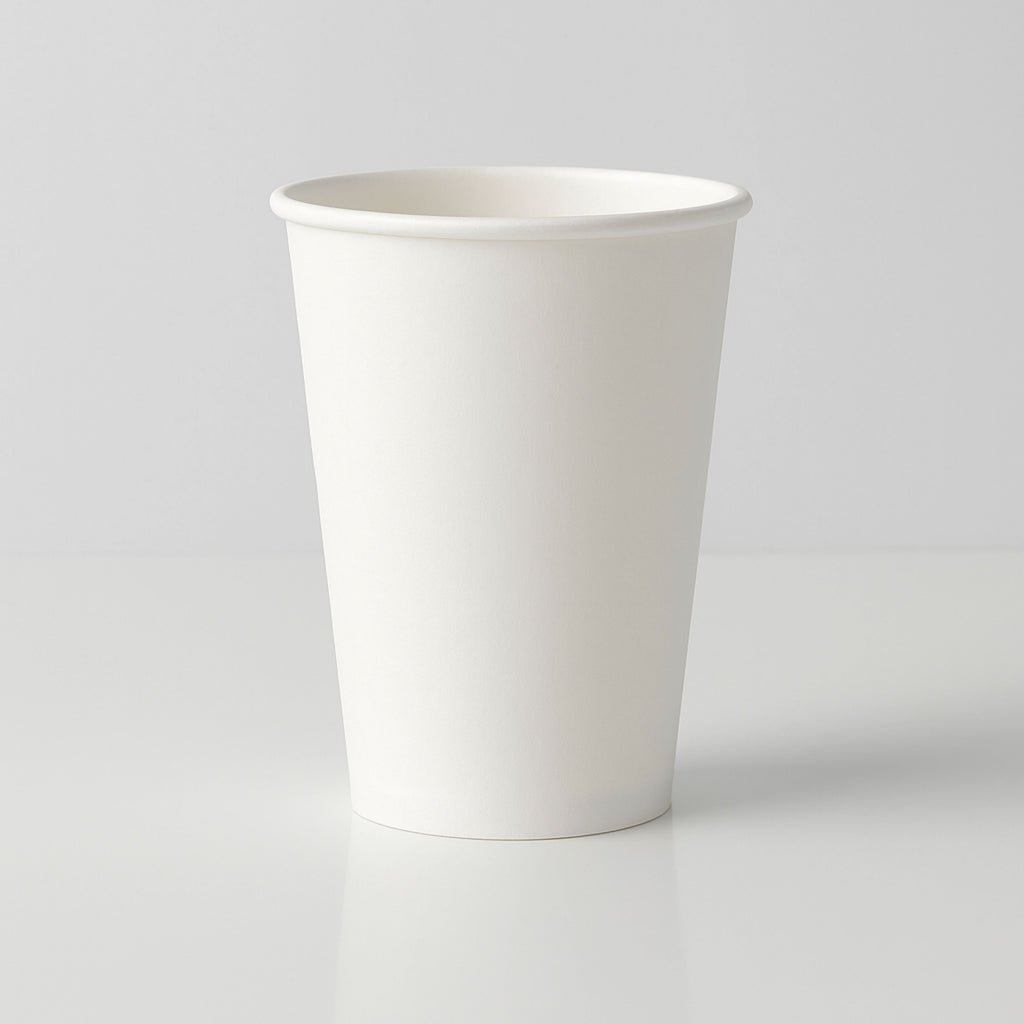 Vaso Biodegradable blanco para bebidas calientes 16 oz c/ 1,000 pzas