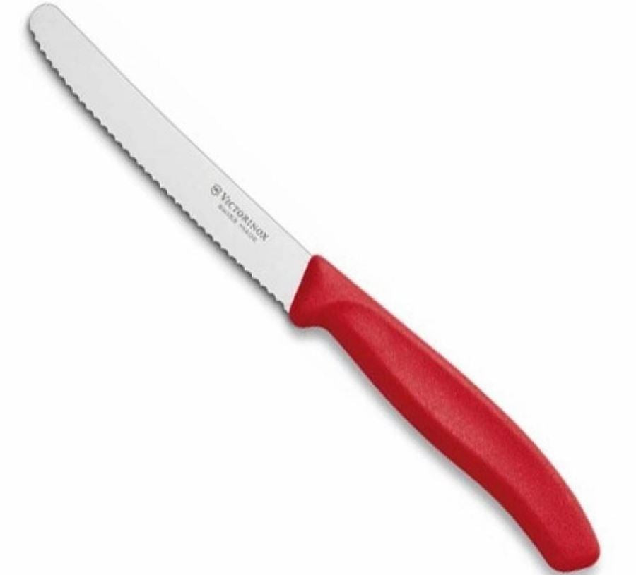 Cuchillo Para Tomates Dentado Rojo Victorinox 6.7831