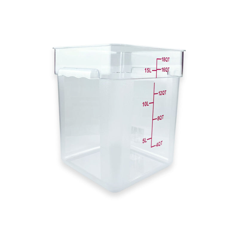 Contenedor de Policarbonato cuadrado 18 QT Tavola
