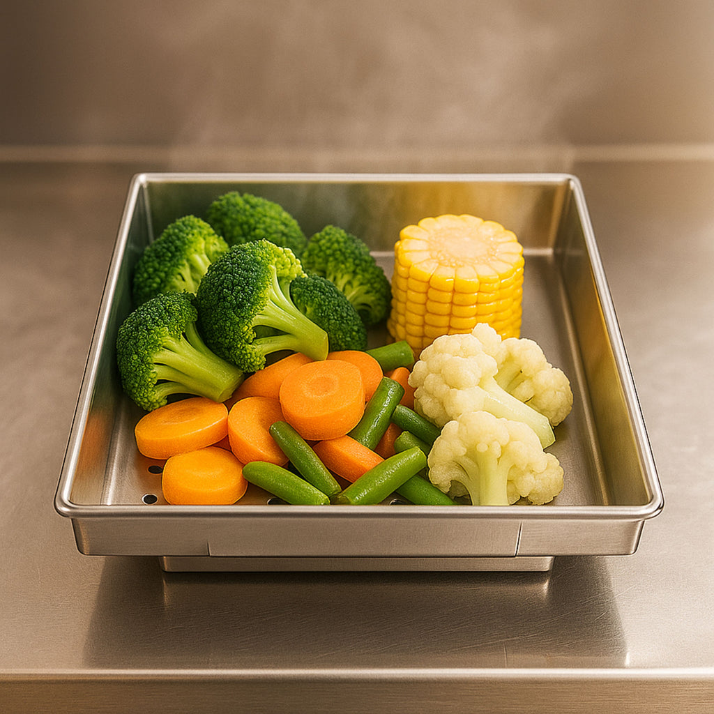 Charola de Vapor con base 50x50 cm GTR