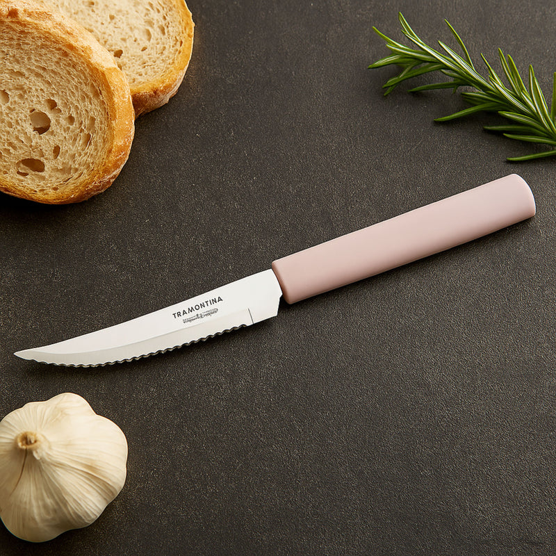 *Cuchillo para Asado Gamboa Rosa Tramontina  4"*