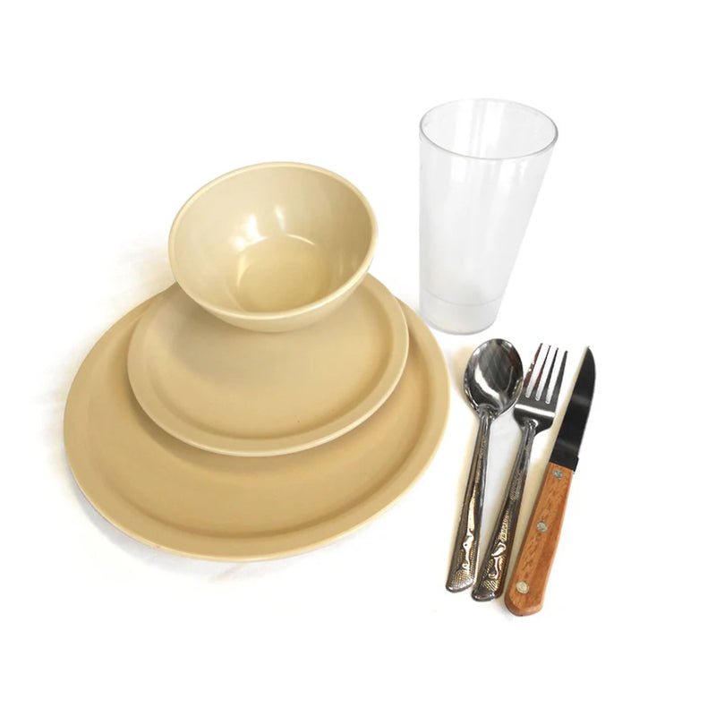 Set de Melamina para 24 Personas