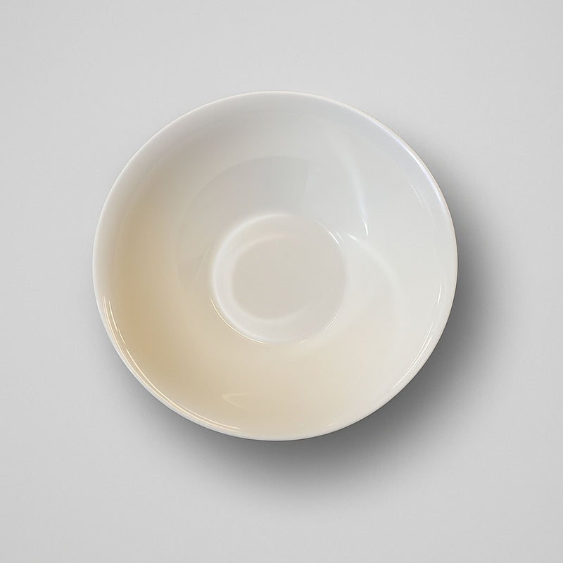 Ensaladera Toscana 27 cm (Vidrio Opal) BLANCO