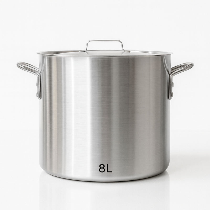 Olla aluminio  con tapa 8 Litros CCS