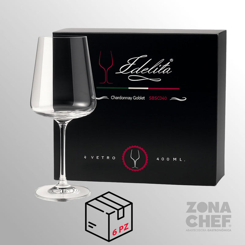 Copa para Vino 400 ml  Caja con 6 piezas