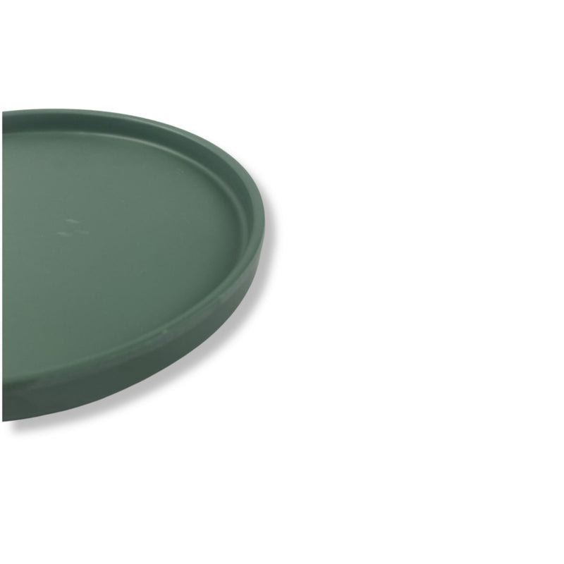 Linea Melamina Verde Mate Plato Barcelona 27 cm