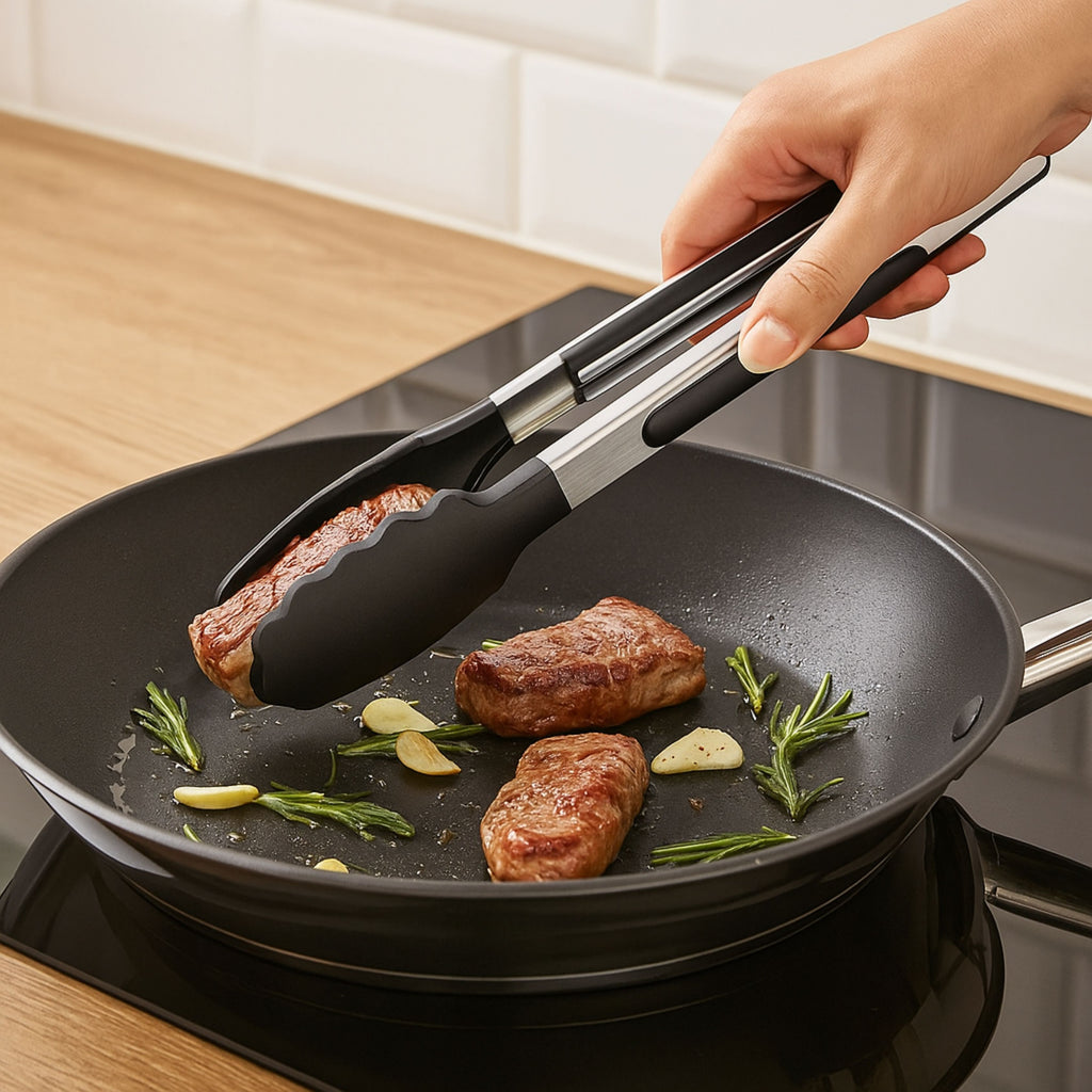 Pinza  para Cocina Acero Inoxidable/Silicon 23 cm Str