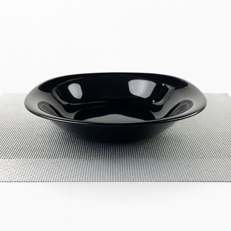 Plato Trinche Venecia Ópalo Negro - 21 cm