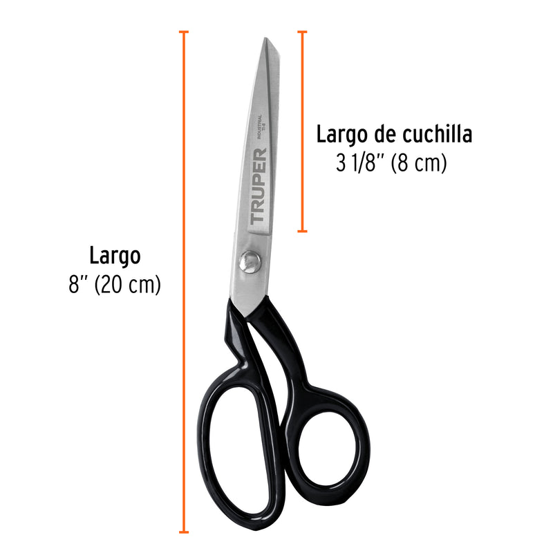 Tijera de 8" para pollos TRUPER