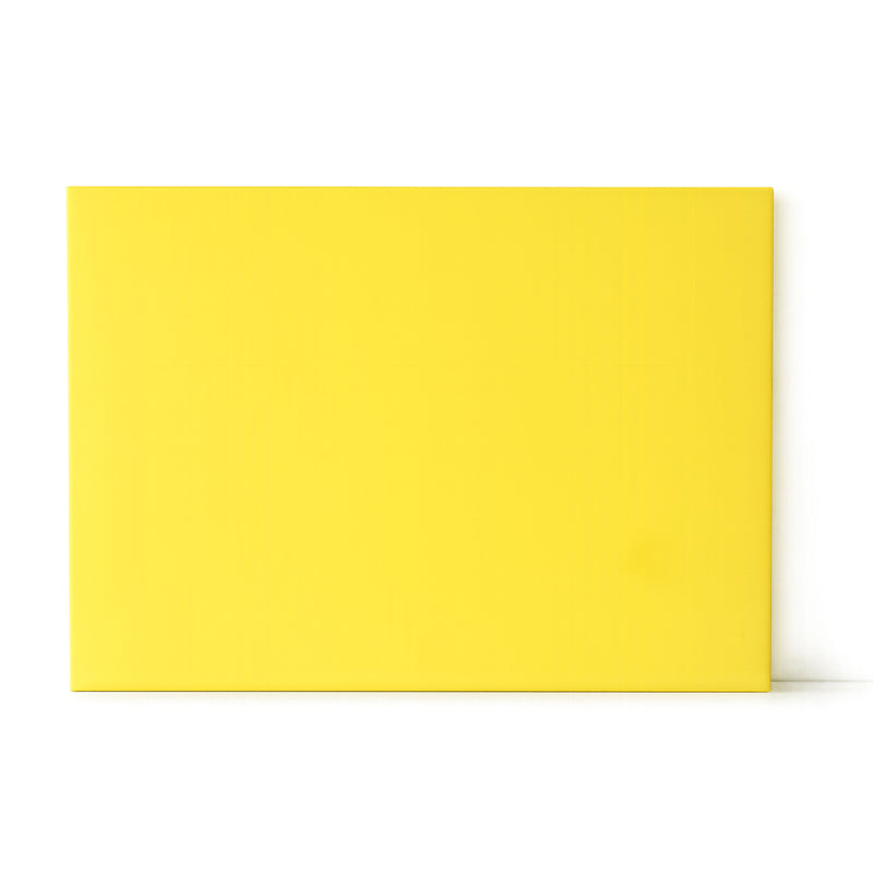 Tabla Placa de Corte 60x45x1.25cm 24x18x1/2" Hd Bw Amarillo