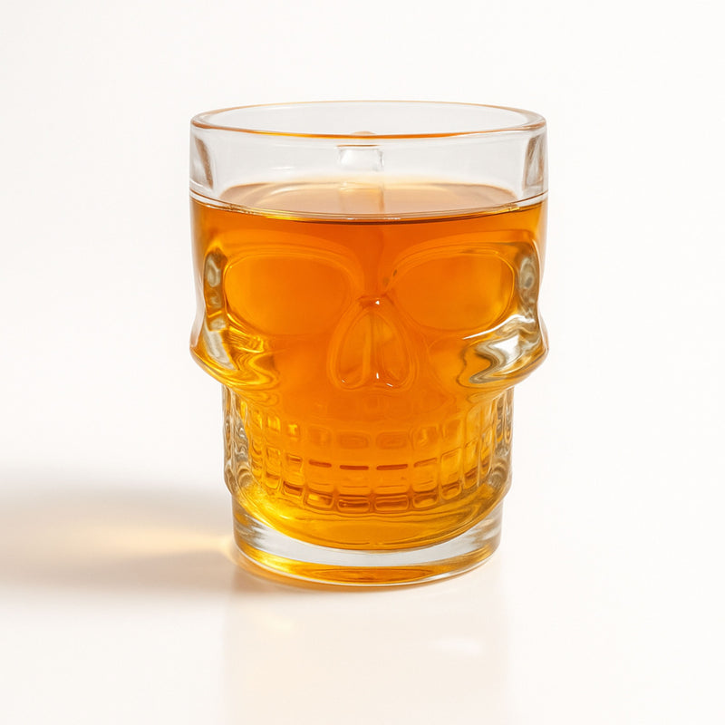 Tarro Cervecero de Craneo Calavera Chico de Cristal de 380ml Vit