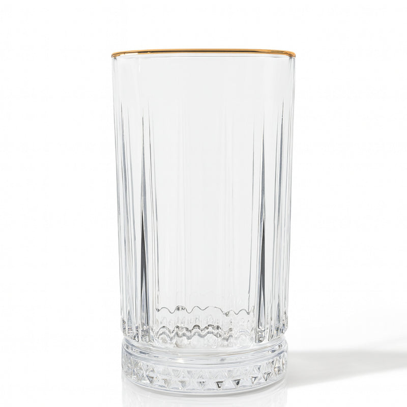 Vaso High Ball Elysa Filo de Oro Set 6 piezas