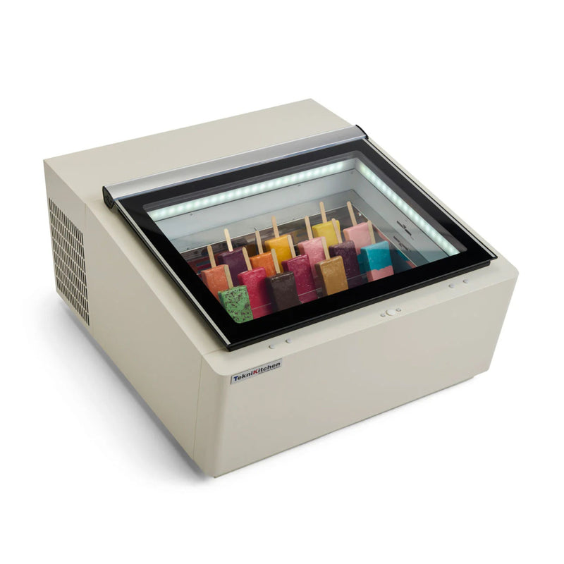 Vitrina Helado Italiano Gelato con 3 insertos de 5 litros