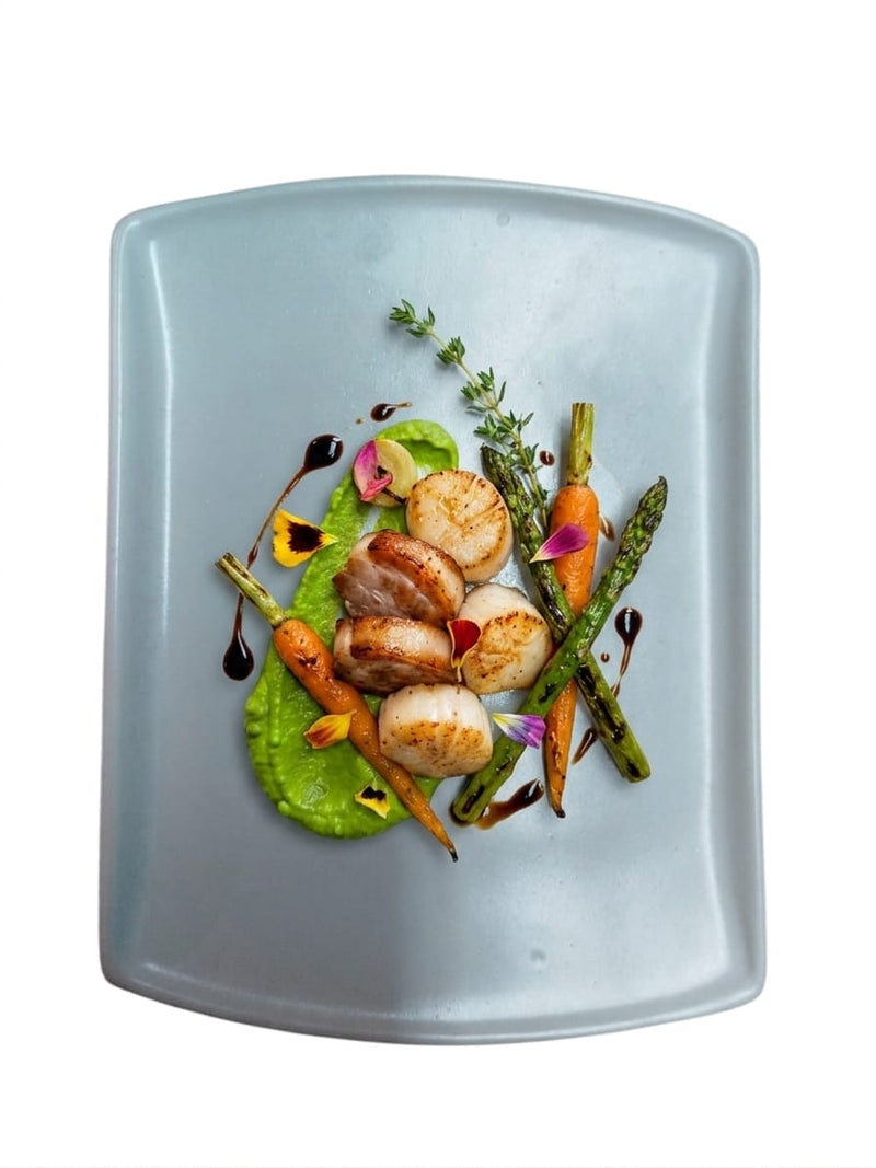 Charola Sedona #4  20 x 15 cm Blanca Mate