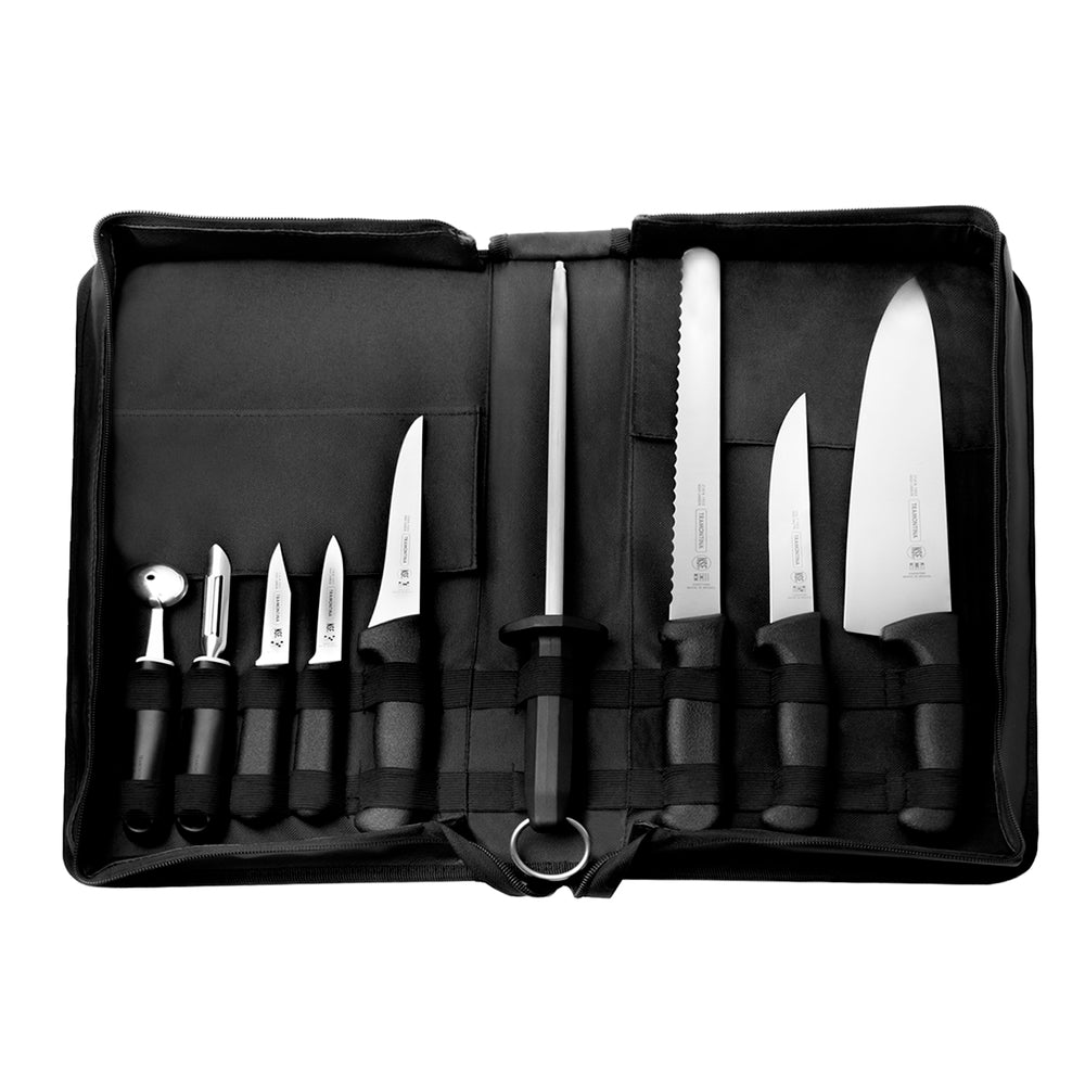 Estuche de Cuchillos Estudiante Master 10 piezas Negro Tramontina