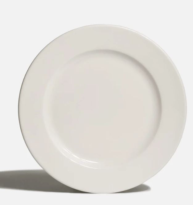 Plato trinche con ala de porcelana blanco Banquet 30 CM