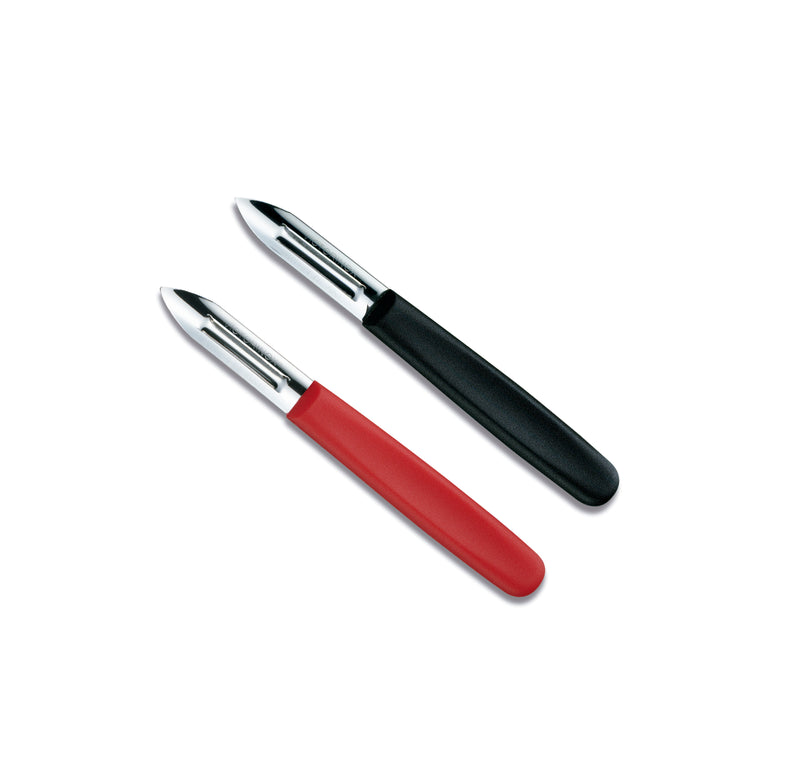 Pelapapas de Doble Filo Mango en Nylon Negro/Rojo Victorinox